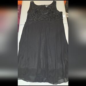 Dress Barn Black Midi Skirt (4c21)